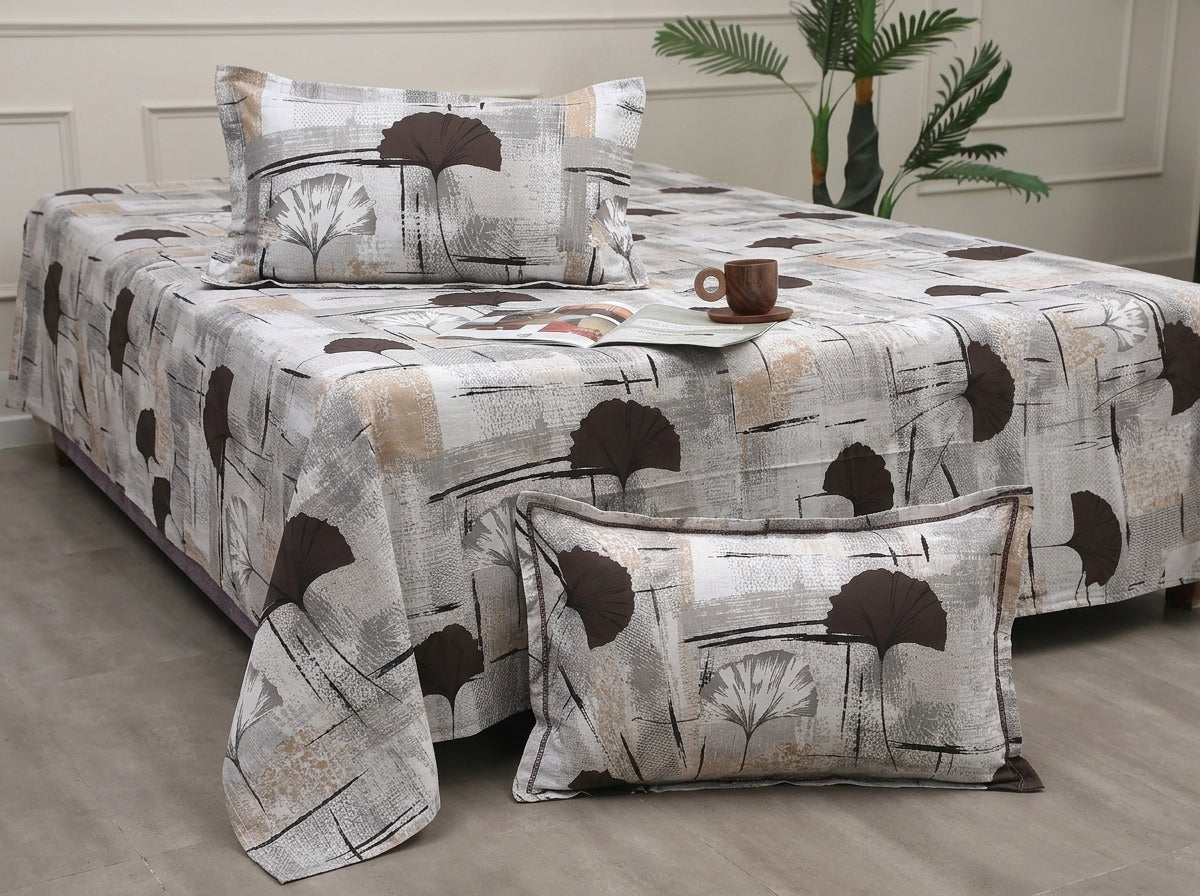 Monsoon – 260-TC Pure Cotton Bedsheet Set
