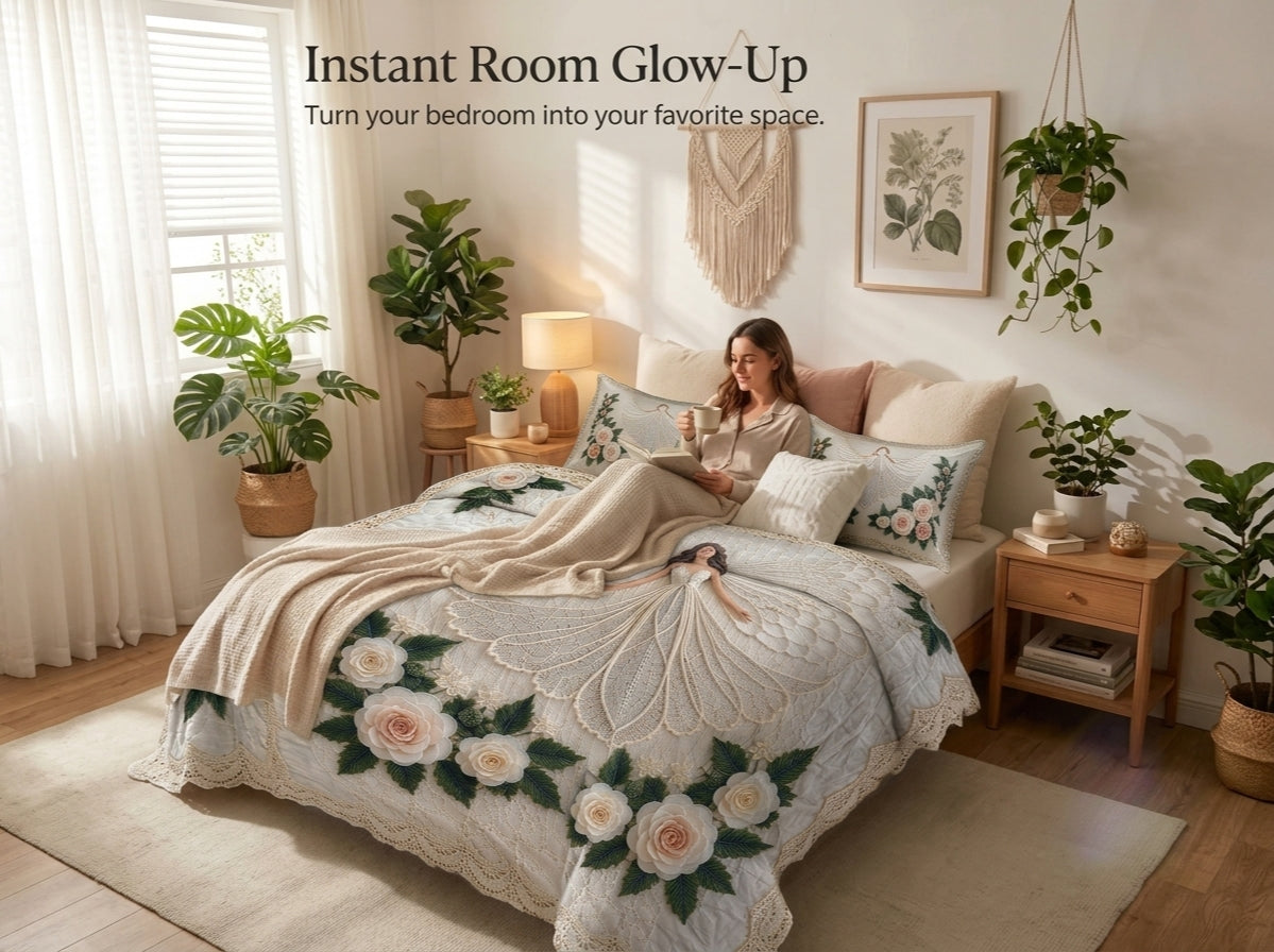 Dreamweave 280-TC Printed 7D Bedsheet Set – (Natural Beige)