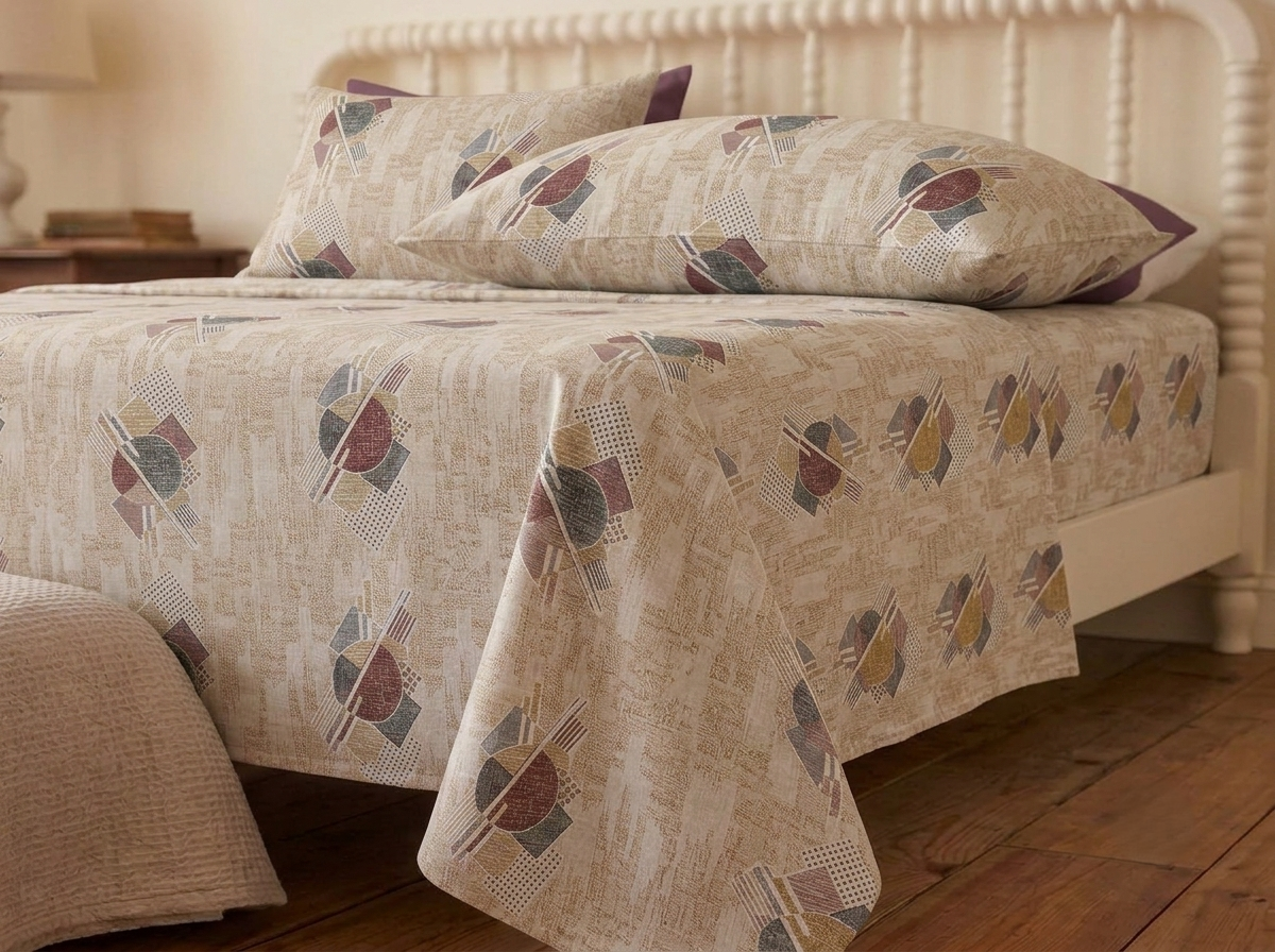 Ishani – 340-TC Pure Cotton Bedsheet Set
