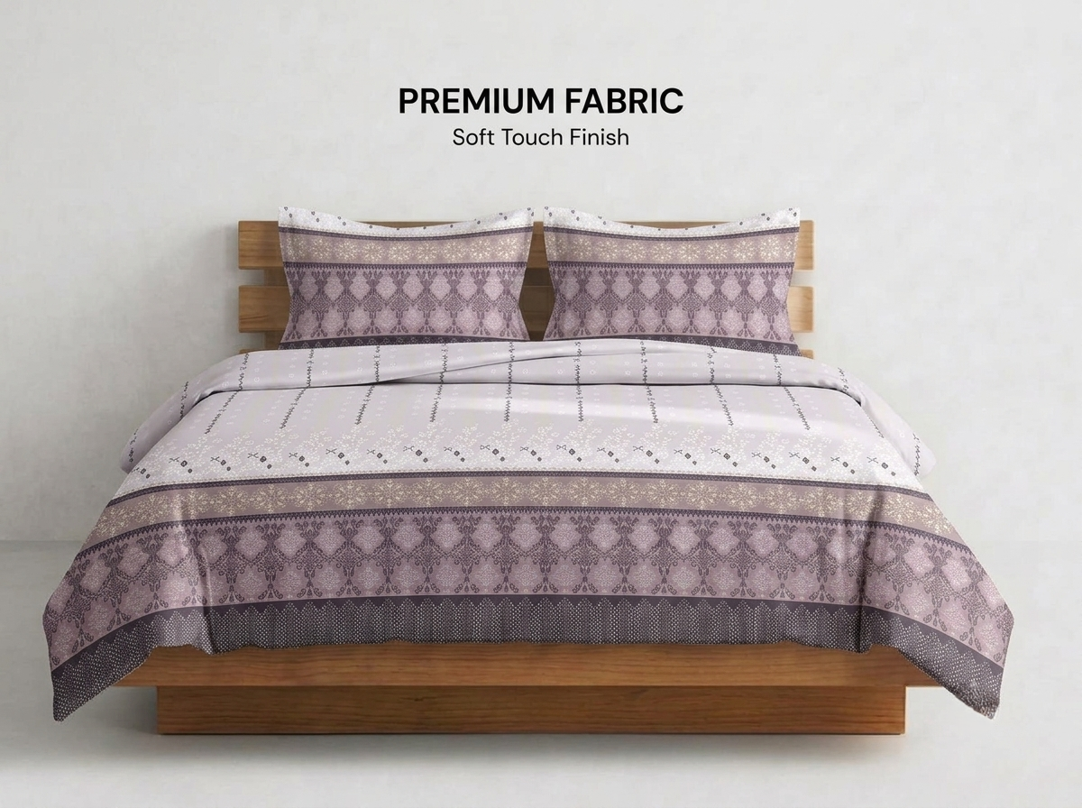 Trellis – 320-TC Pure Cotton Bedsheet Set
