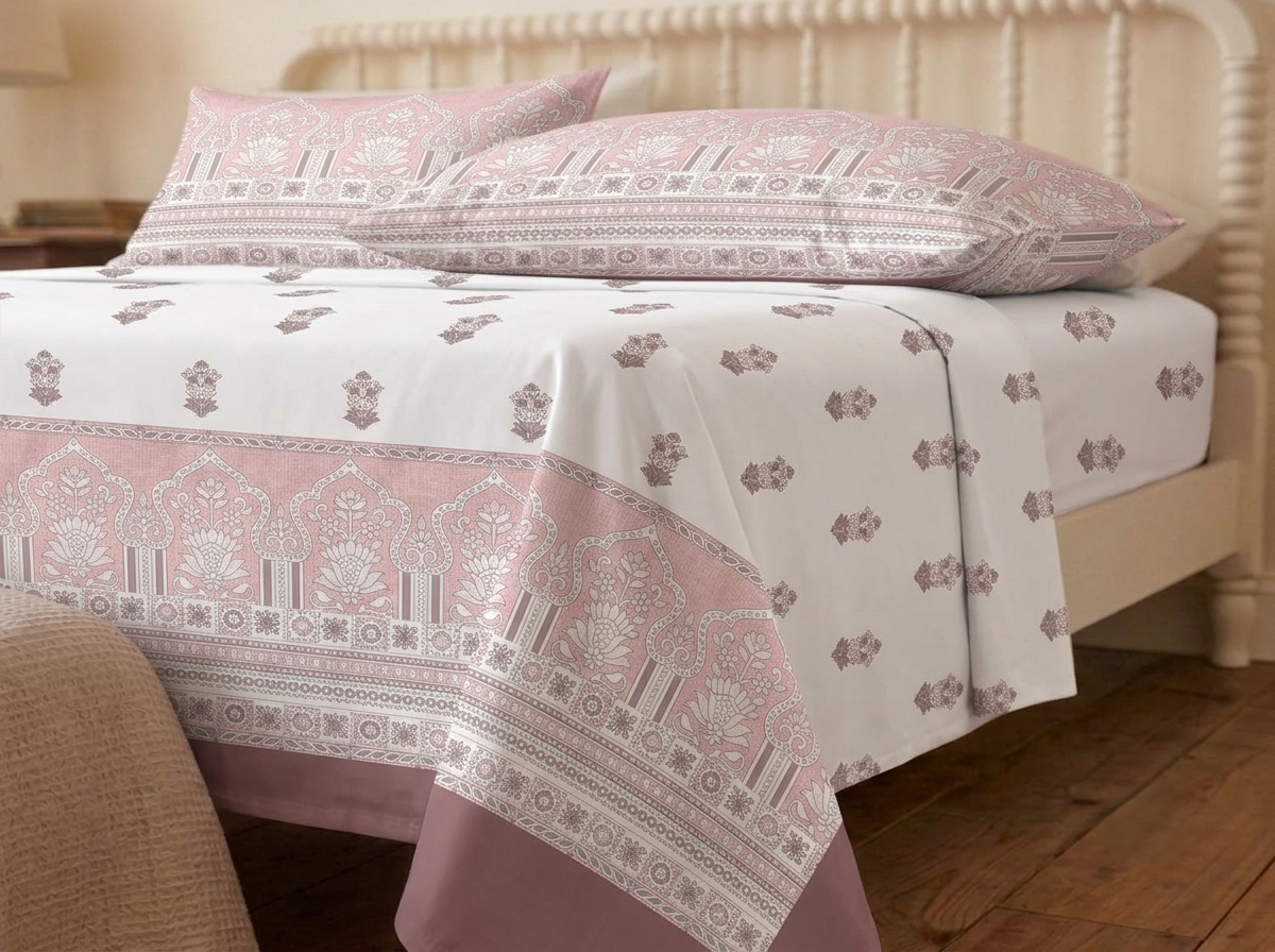 Heritage – 320-TC Pure Cotton Bedsheet Set