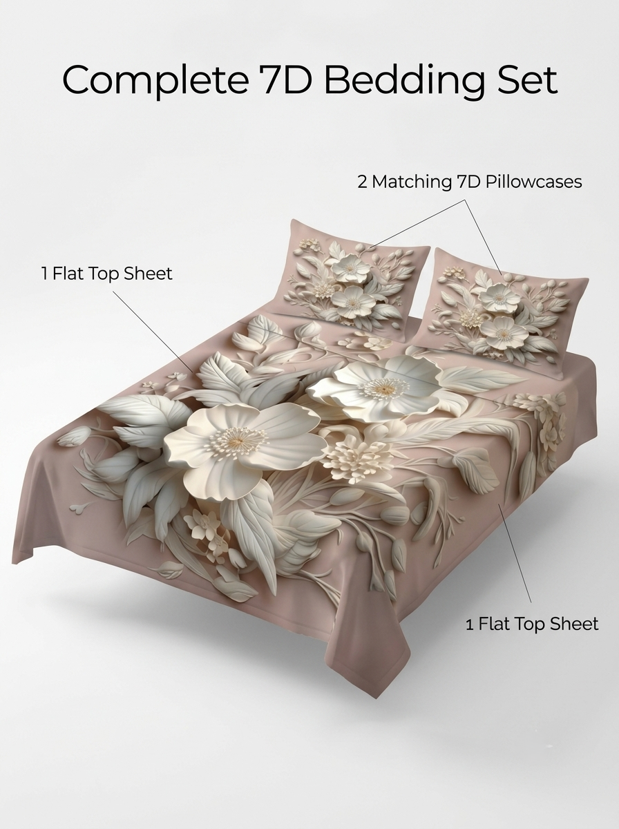 Fairy Tale Heritage Gateway 280-TC 7D Bedsheet Set - (Pink)
