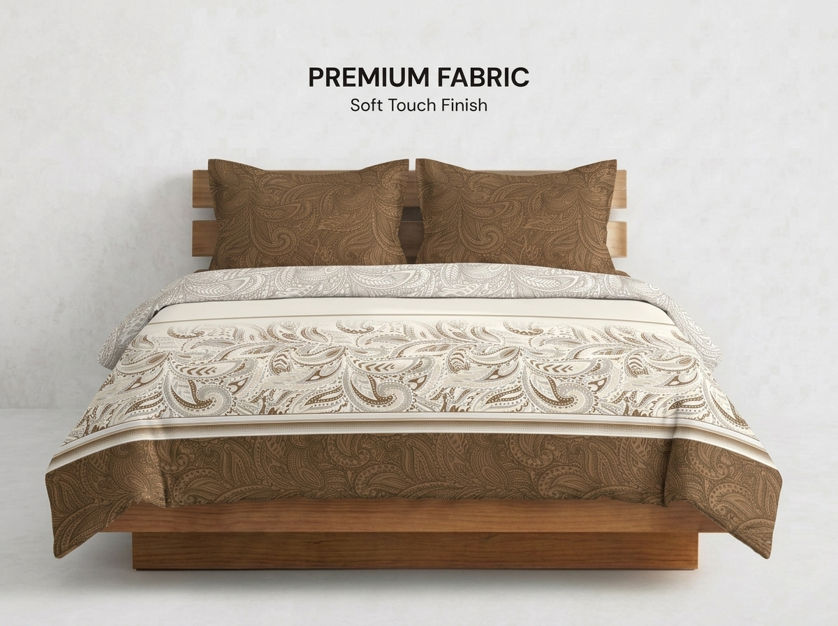 Mosaic – 320-TC Pure Cotton Bedsheet Set