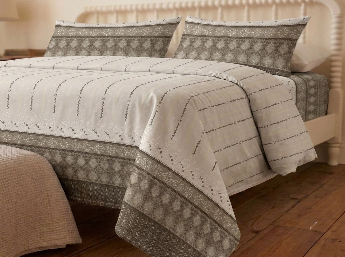 Dastaan – 320-TC Pure Cotton Bedsheet Set