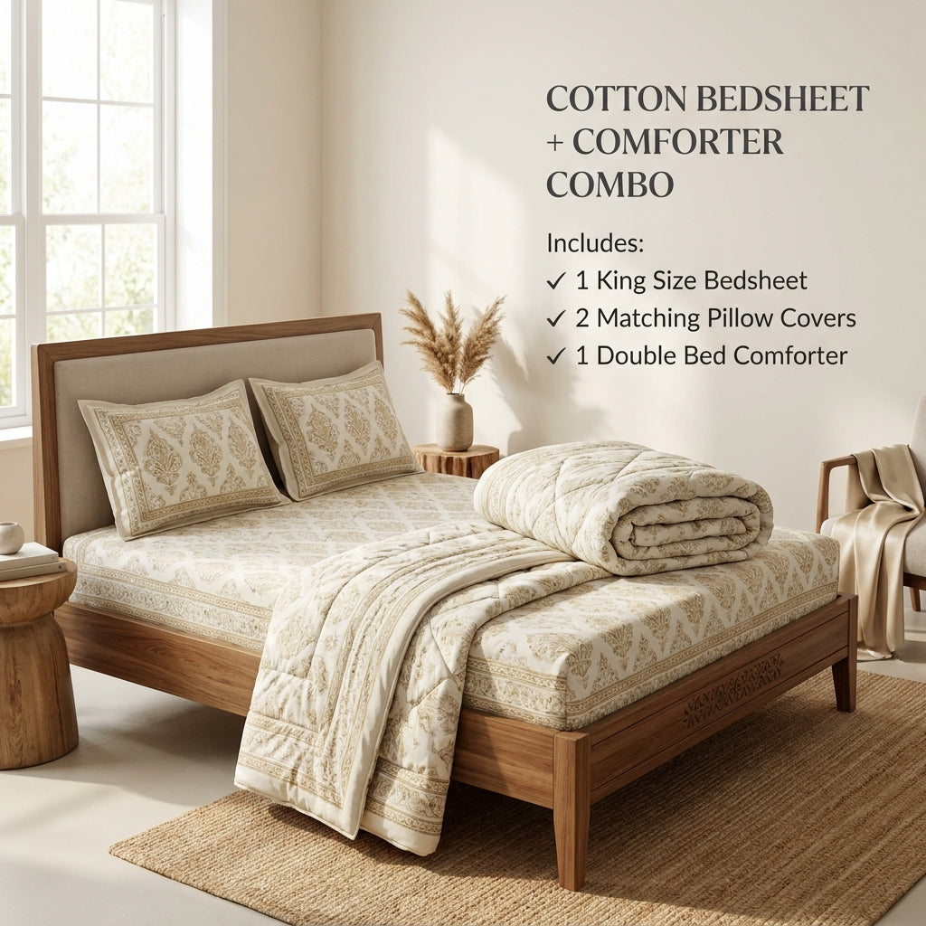 Bedsheet Comforter combo
