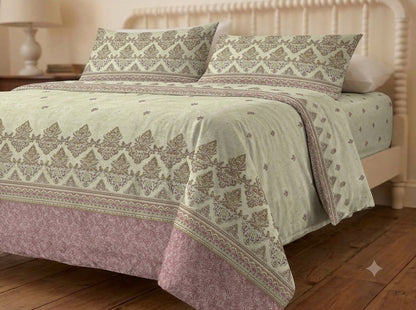 Zariya – 320-TC Pure Cotton Bedsheet Set