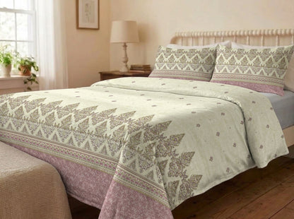 Zariya – 320-TC Pure Cotton Bedsheet Set