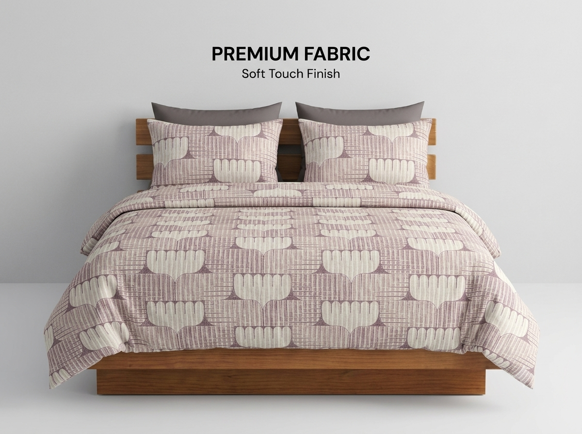 Aarohi – 340-TC Pure Cotton Bedsheet Set