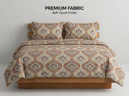 Vanya – 340-TC Pure Cotton Bedsheet Set