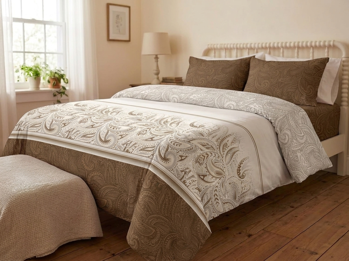 Mosaic – 320-TC Pure Cotton Bedsheet Set