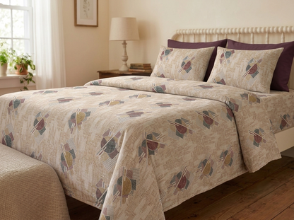 Ishani – 340-TC Pure Cotton Bedsheet Set