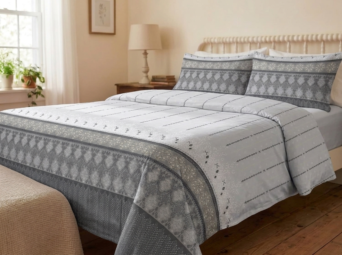 Earthloom – 320-TC Pure Cotton Bedsheet Set