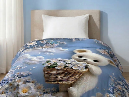 Blossom Bear Dream Comforter By Virasaah