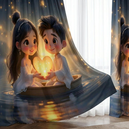 Glow of Love Home Curtains – Set of 2
