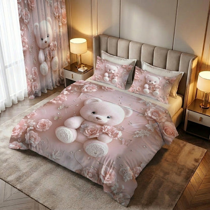 Baby Teddy Home Curtains – Set of 2