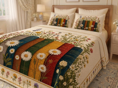 Fairy Tale Wildflower Harmony 7D Bedsheet Set - (mix)